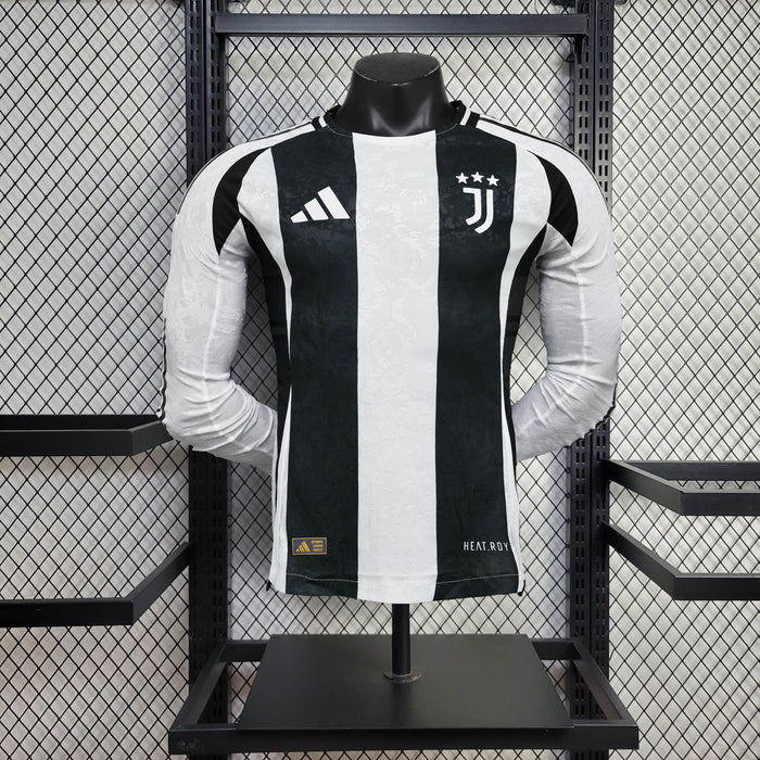Camisa Juventus Home Manga Longa Jogador 24/25