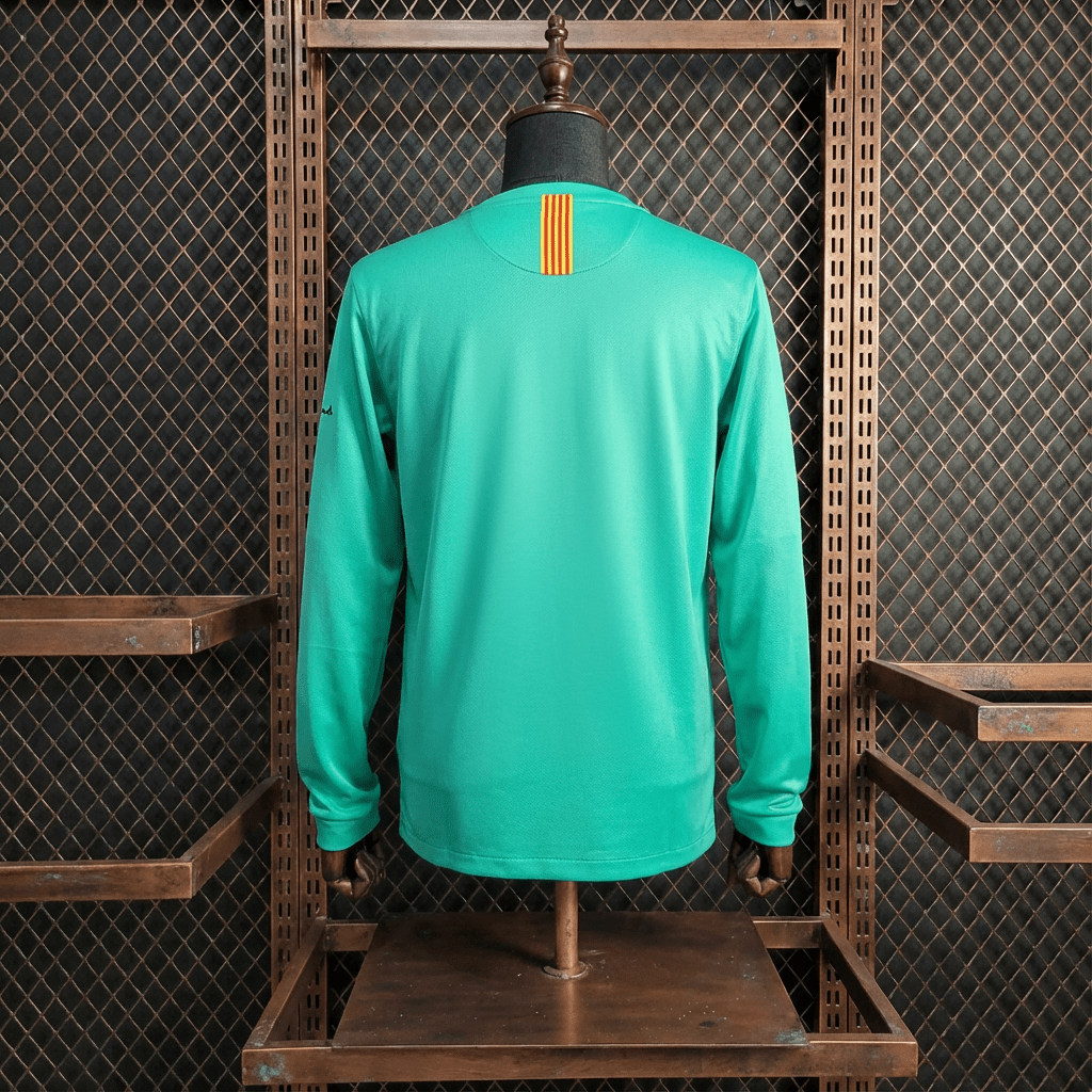 Camisa Barcelona Retrô Manga Longa 10/11