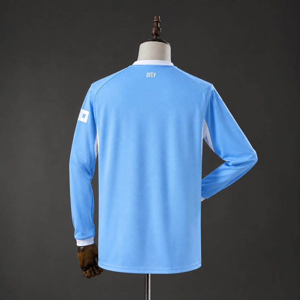 Camisa Manchester City Home Manga Longa 26/27