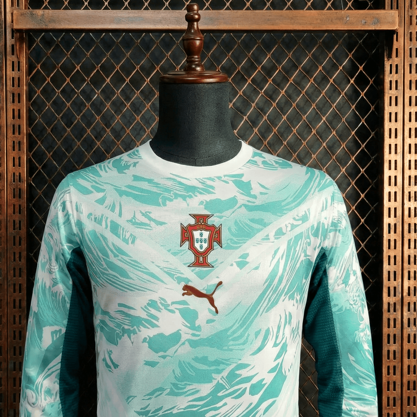 Camisa Portugal Away Manga Longa Jogador 2026