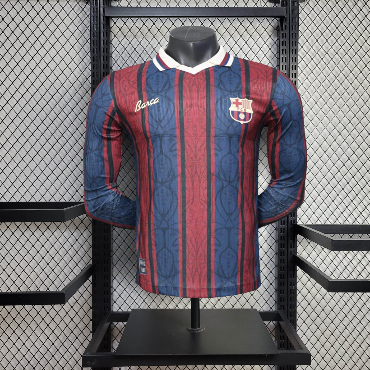 Camisa Barcelona Modelo Especial Manga Longa Jogador 25/26
