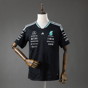 Camisa Mercedes Amg Petronas F1 Preta T 5xl10 2026