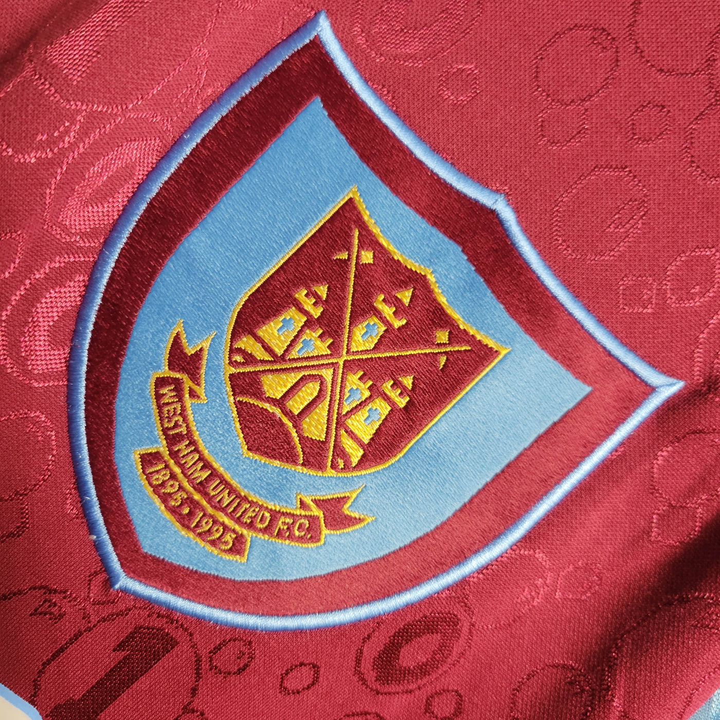 Camisa West Ham United Retrô 1995