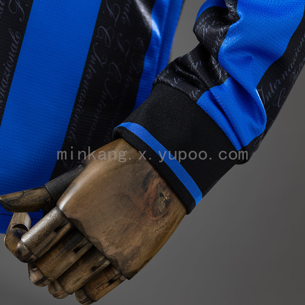 Camisa Inter Milan Retrô Manga Longa 97/98
