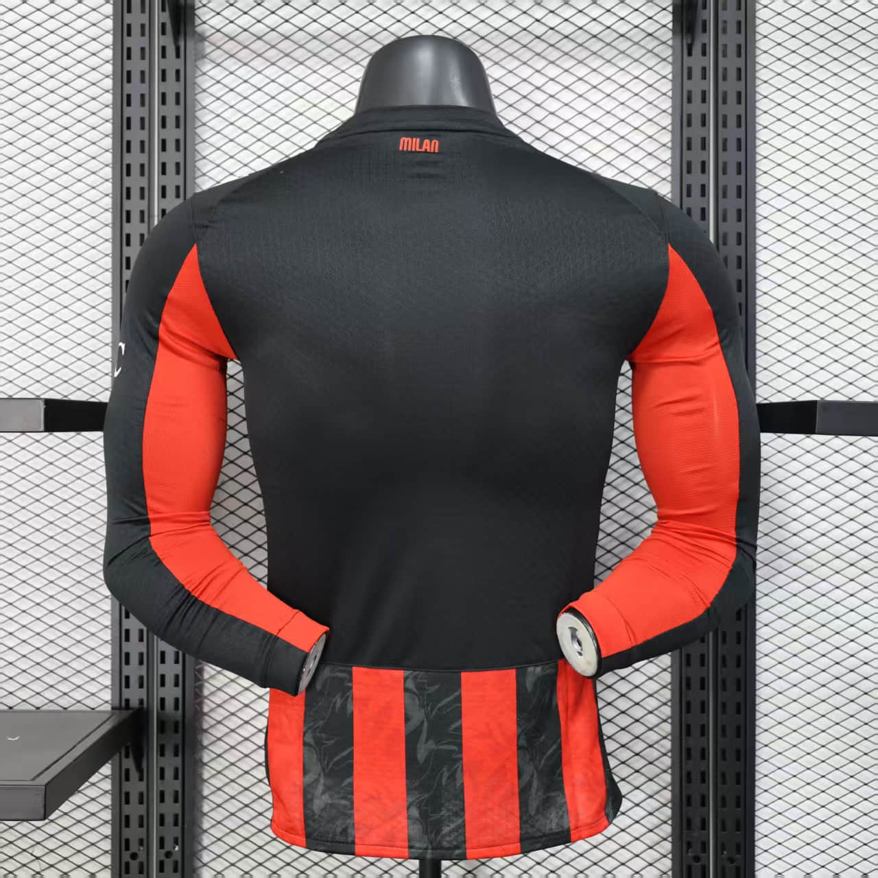 Camisa AC Milan Home Manga Longa Jogador 25/26