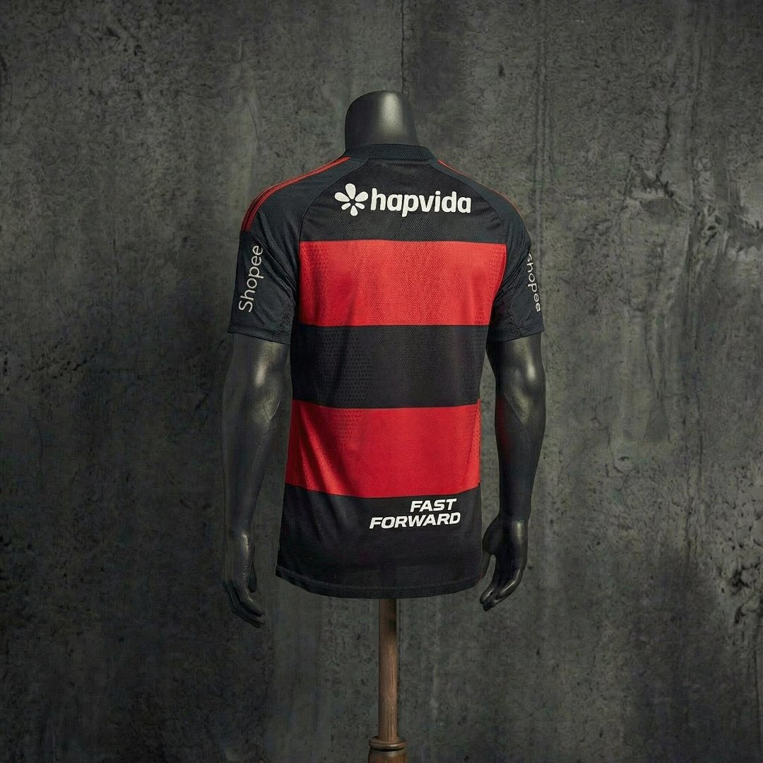 Camisa Flamengo Home Patrocinadores Jogador 26/27