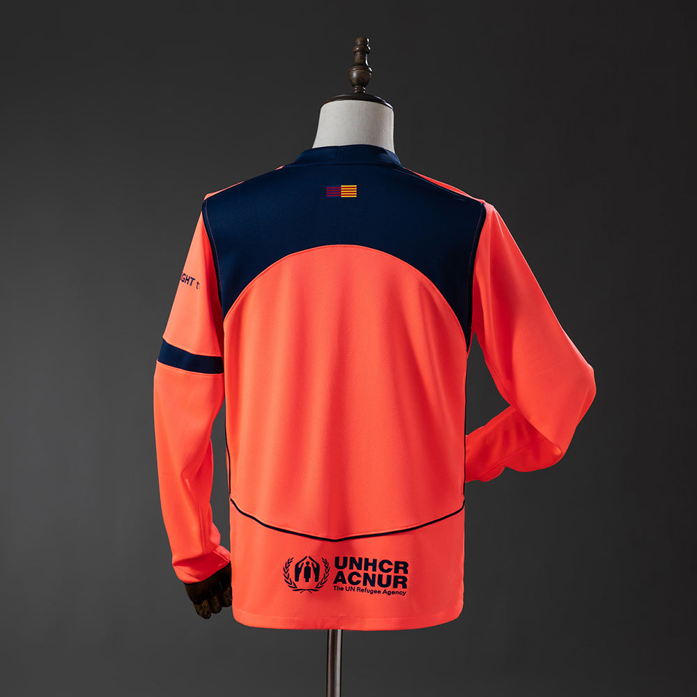 Camisa Barcelona Away Manga Longa 25/26
