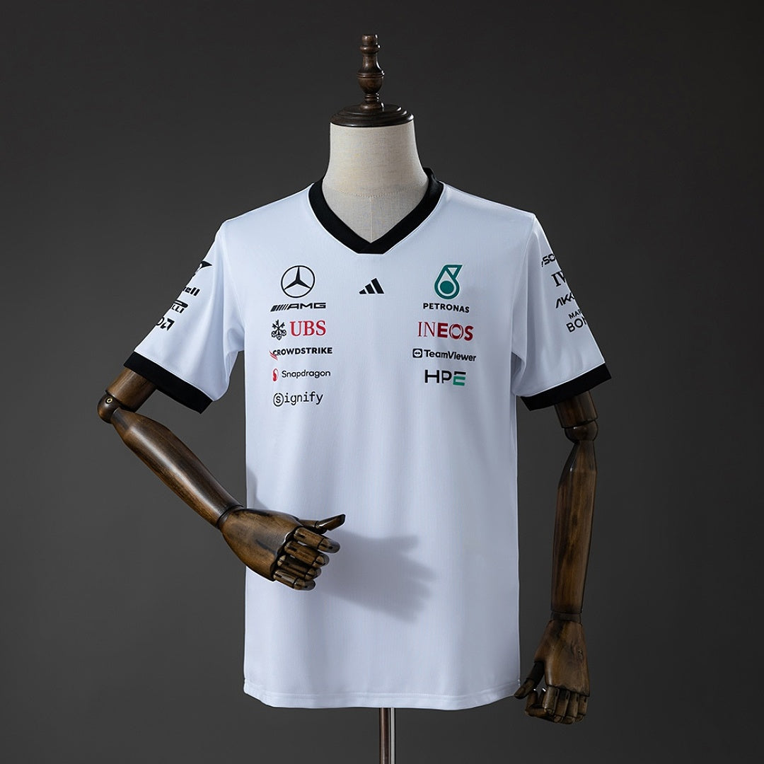 Camisa Mercedes Amg Petronas F1 Branca T 5xl 18 2026