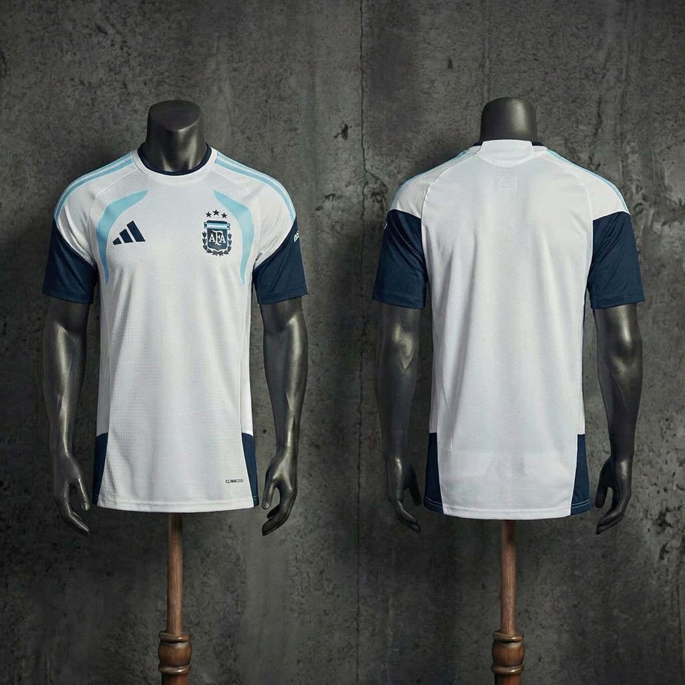 Camisa Argentina Treino Branca Jogador 2026