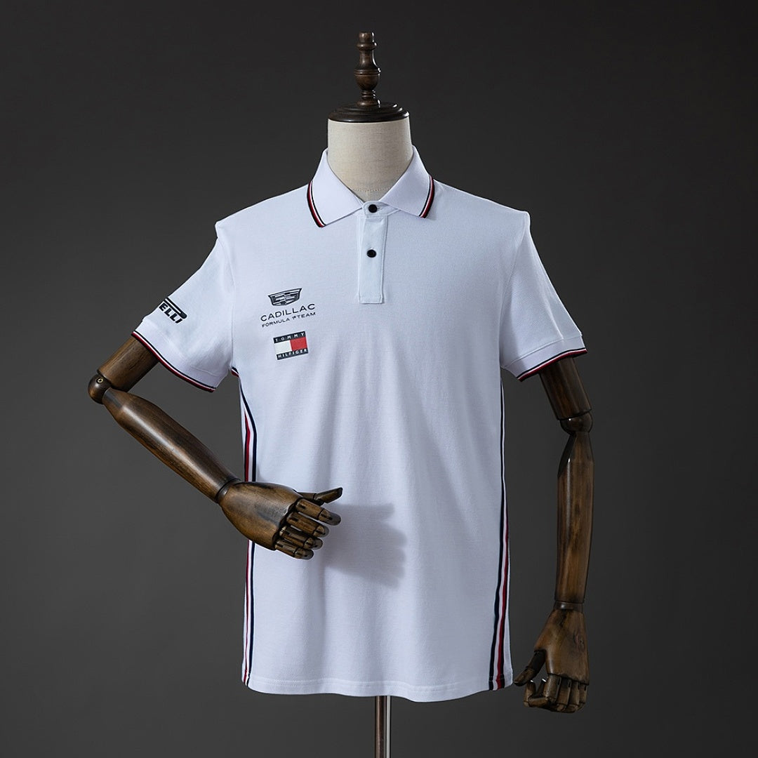 Camisa Tommy Hilfiger X Cadillac F1 Team Replica Polo 5xl7