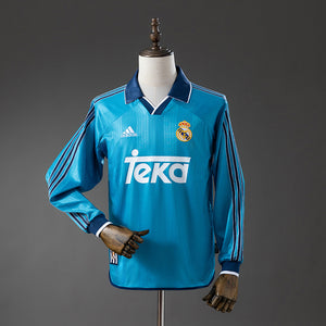 Camisa Real Madrid Retrô Manga Longa 99/00