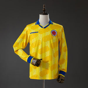 Camisa Colômbia Retrô Manga Longa 1994
