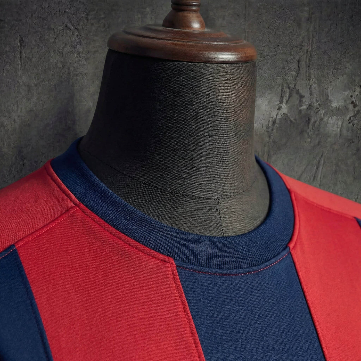Camisa Barcelona Vermelha Azul Manga Longa
