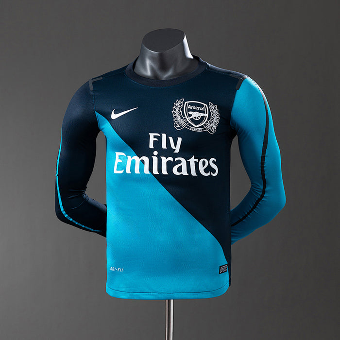 Camisa Arsenal Retrô Manga Longa Versão Jogador 11/12