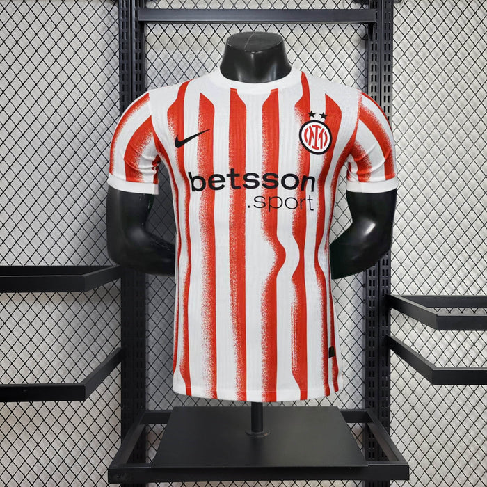 Camisa Inter Milan Vermelha Jogador 25/26