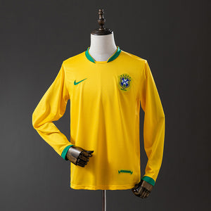 Camisa Brasil Retrô Manga Longa 2006