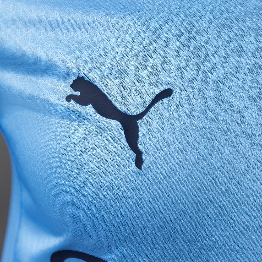 Camisa Manchester City Home Manga Longa Jogador 25/26