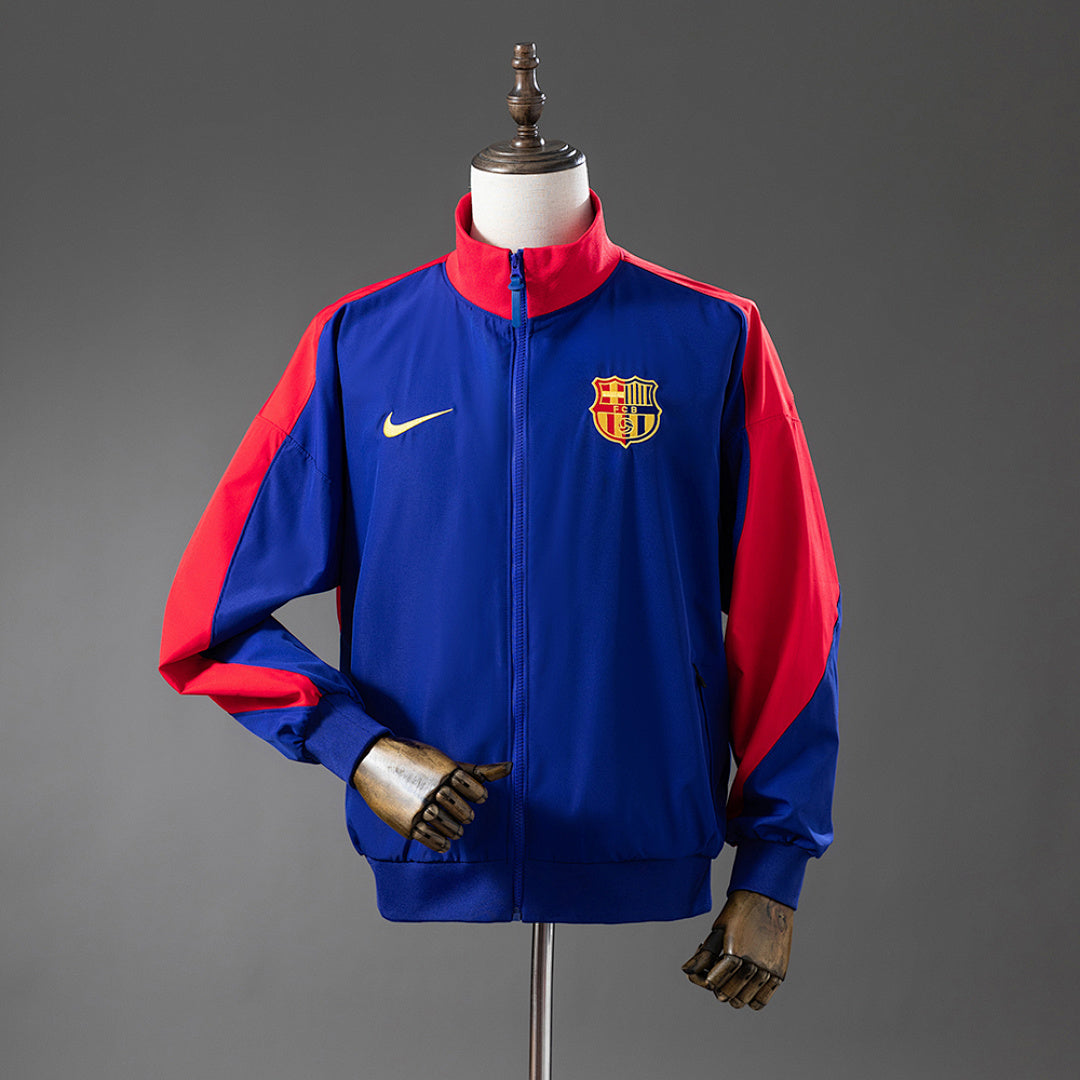 Corta Vento Barcelona Vermelha Azul