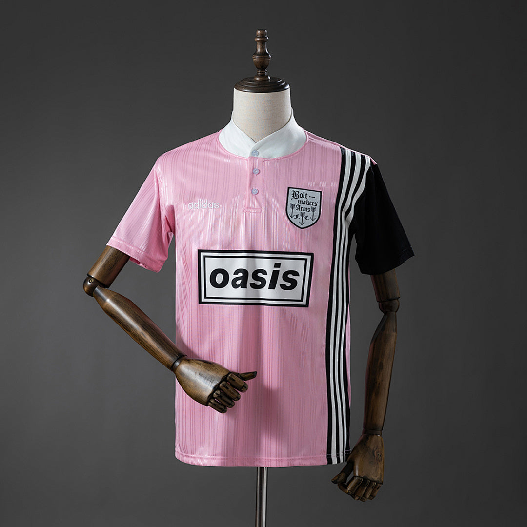 Camisa Oasis Band Retrô Rosa 4xl7 1996