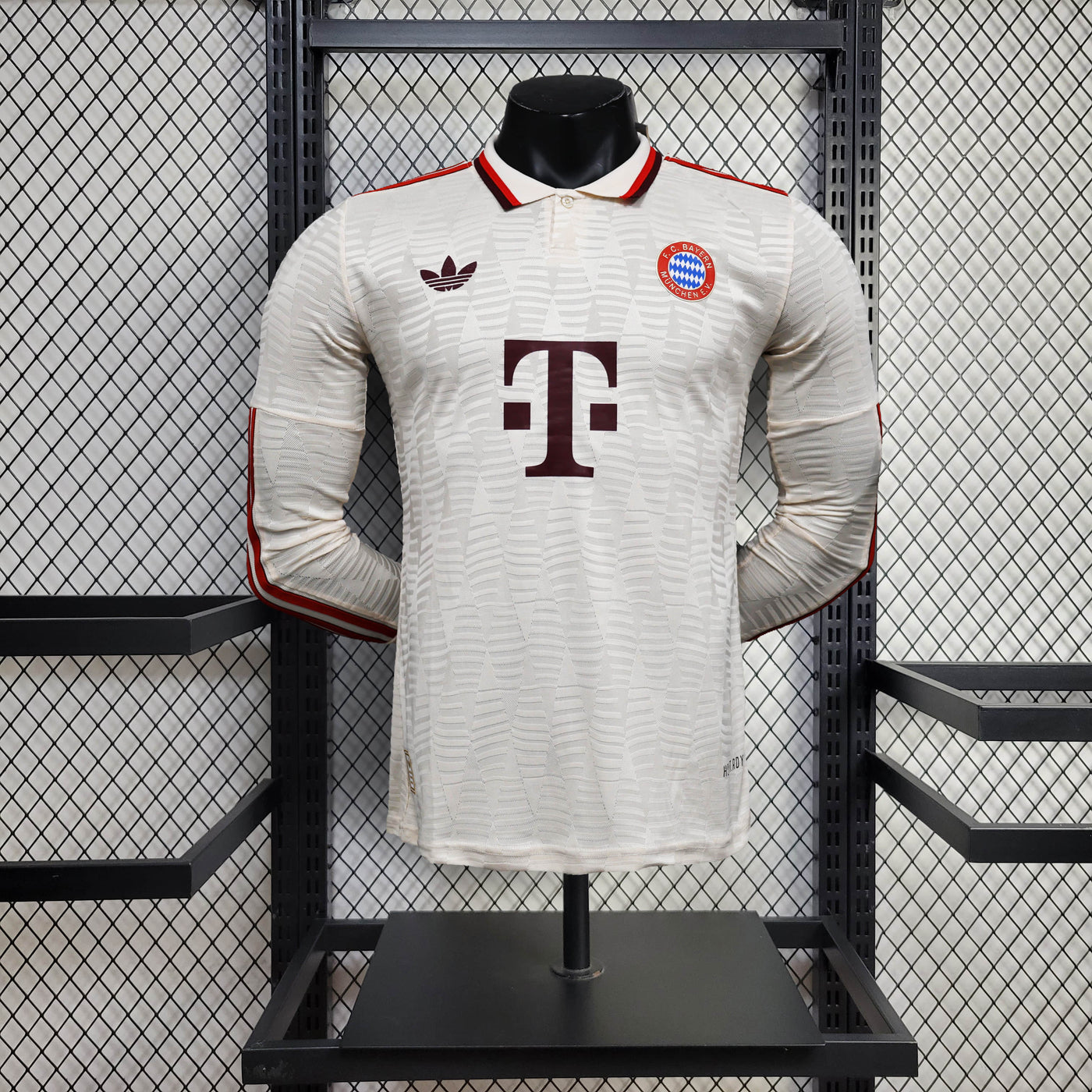 Camisa Bayern Munich Away Manga Longa Jogador 24/25