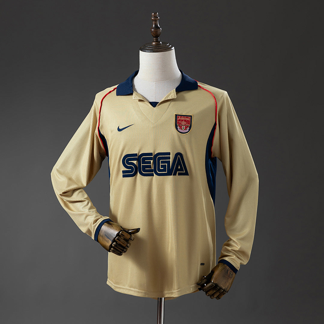 Camisa Arsenal Retrô Manga Longa 01/02