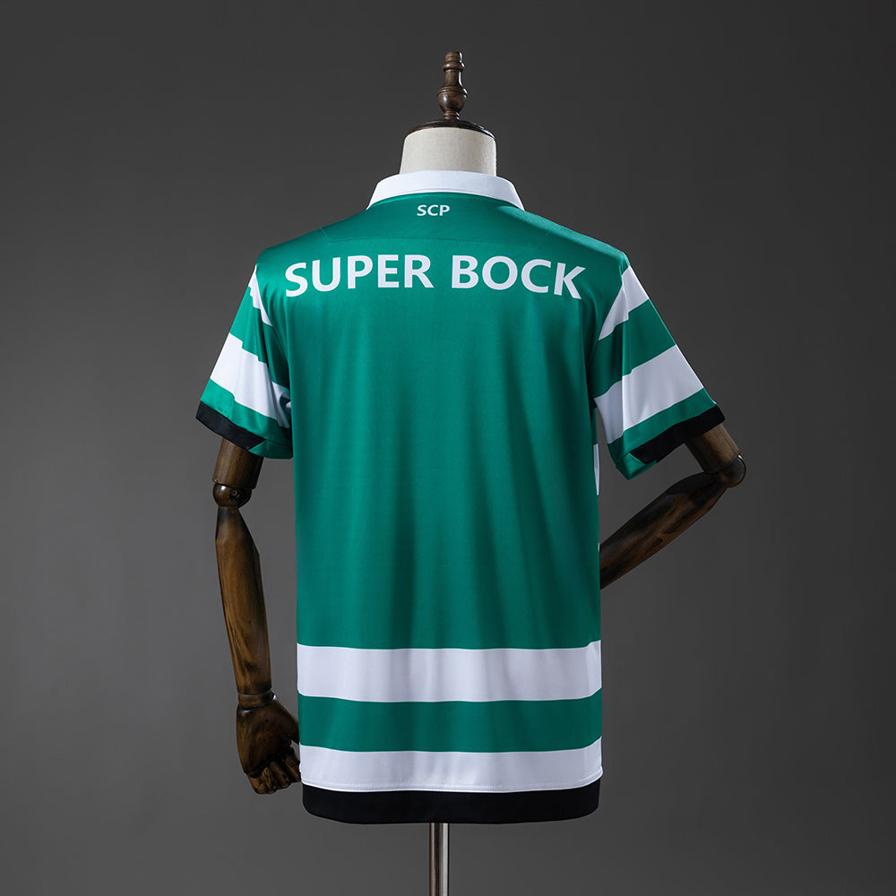 Camisa Sporting Lisbon Home Retrô Xxl8 18/19