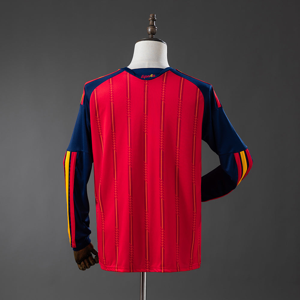 Camisa Espanha Home Manga Longa 2026