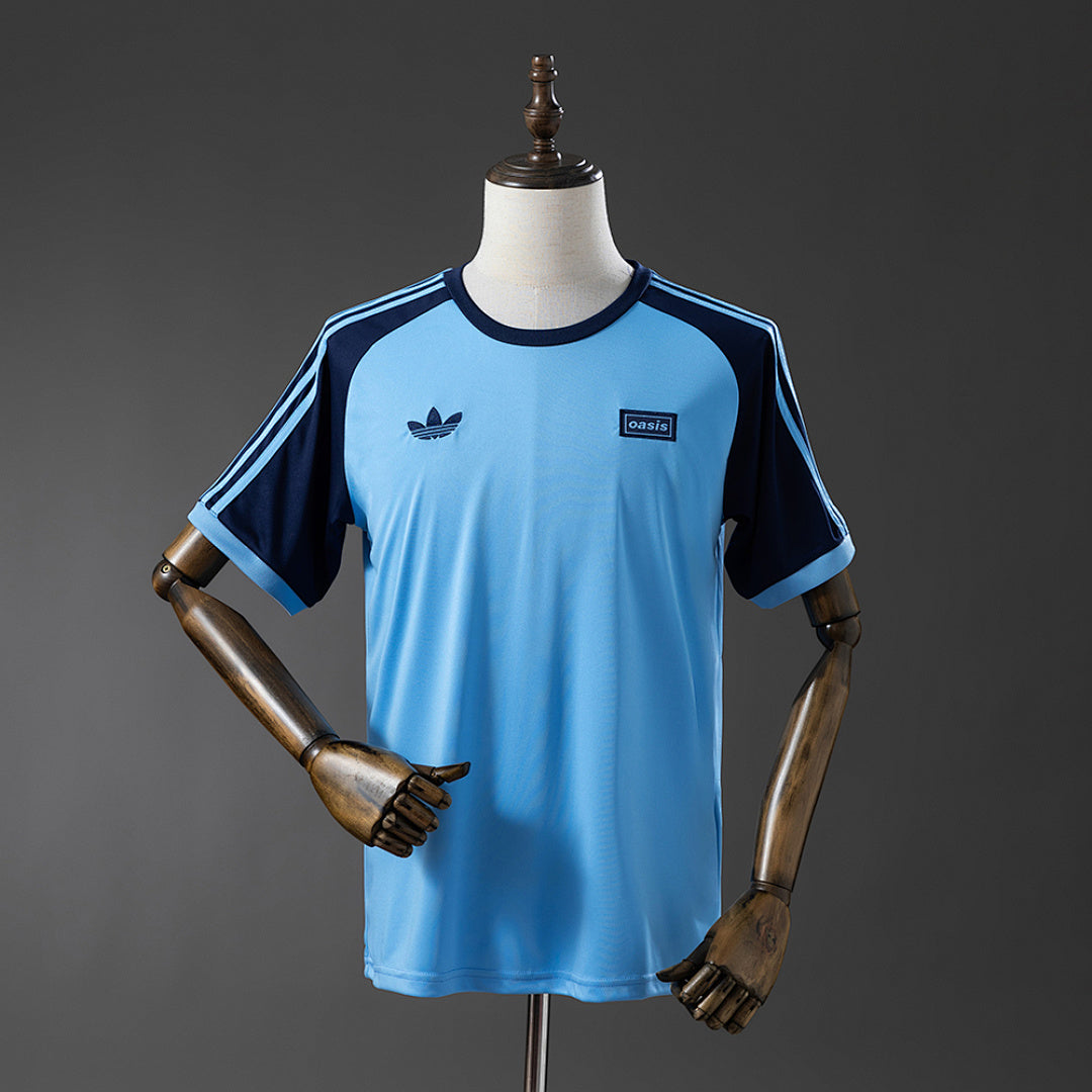 Camisa Oasis Live '25 Originals 3 Stripes Azul 4xl6
