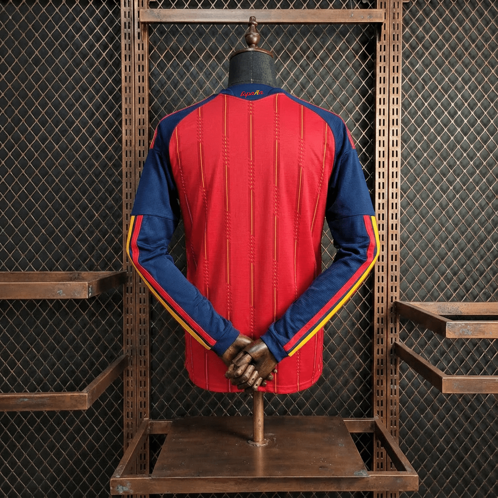 Camisa Espanha Home Manga Longa 2026