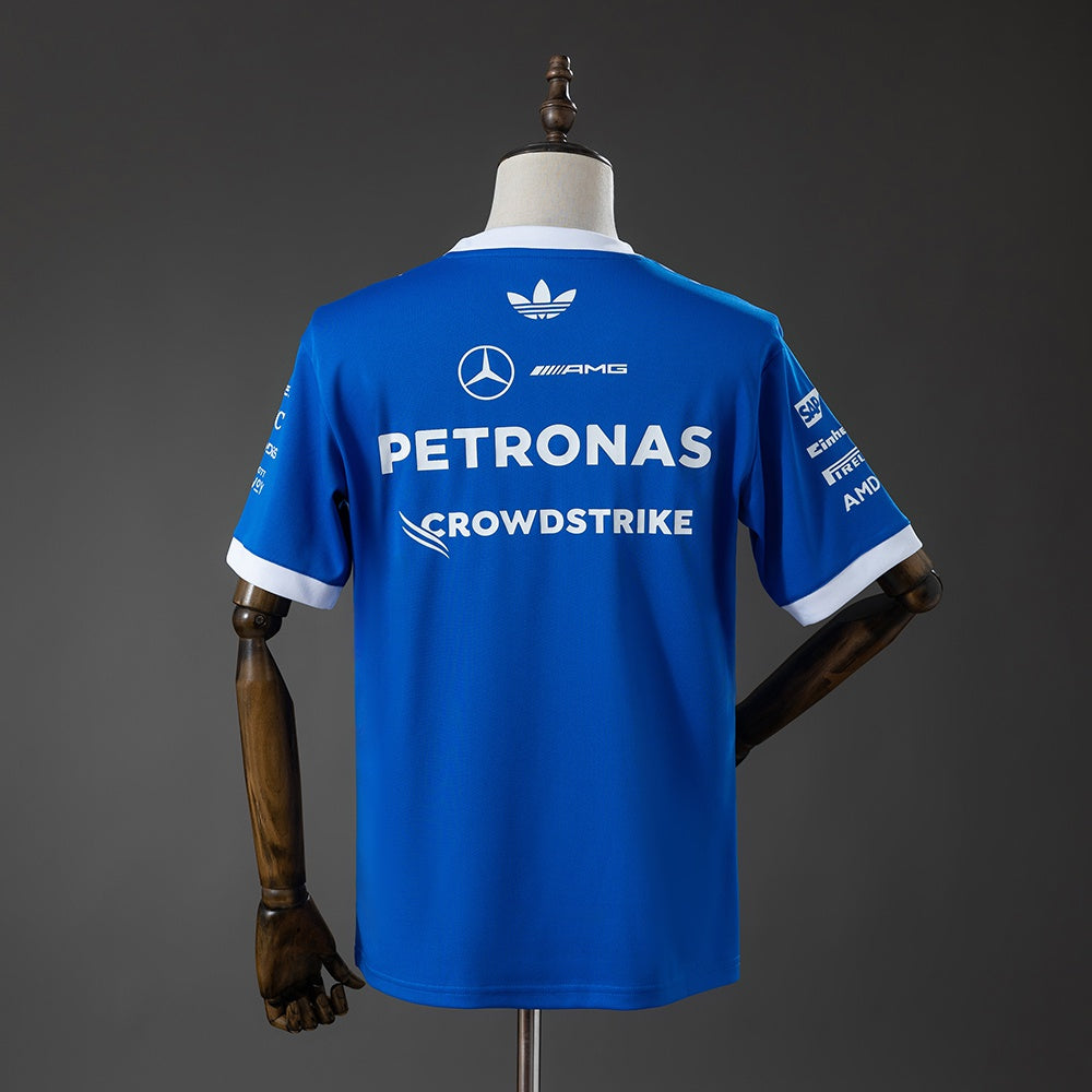 Camisa Adidas X Mercedes Amg Petronas F1 Team Azul Wonder T 5xl8