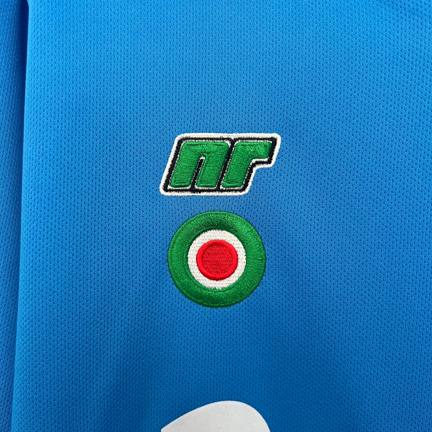 Camisa Napoli Retrô Manga Longa 87/88