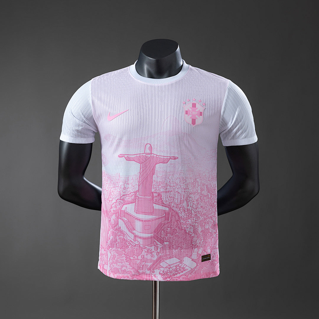 Camisa Brasil Rosa Versão Jogador 2025