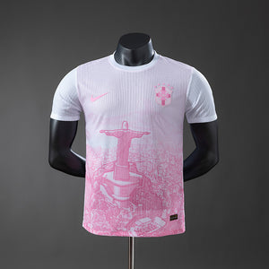 Camisa Brasil Rosa Versão Jogador 2025