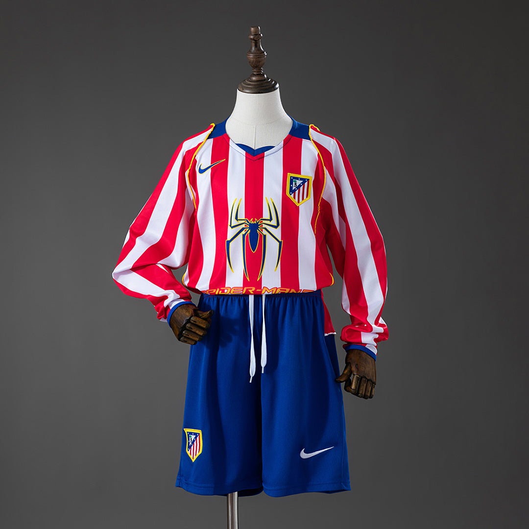 Kit Infantil Atlético Madrid Manga Longa 04/05