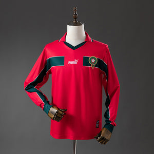 Camisa Marrocos Retrô Manga Longa 1998