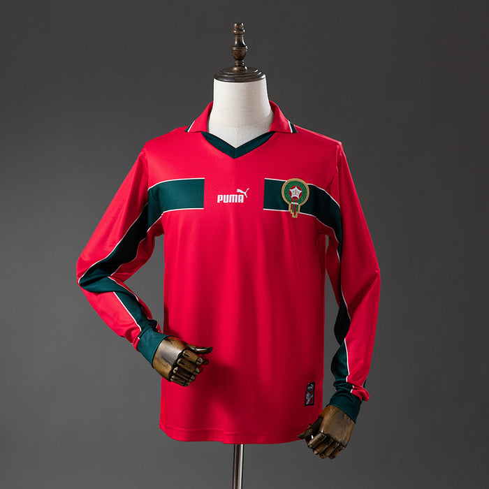 Camisa Marrocos Retrô Manga Longa 1998