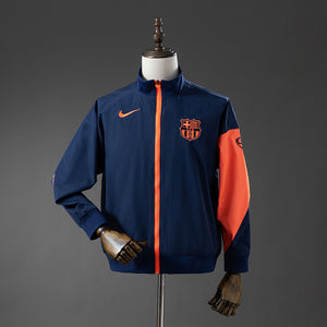 Corta Vento Barcelona Azul Laranja Azul Marinho