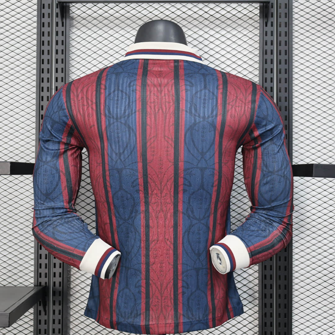 Camisa Barcelona Modelo Especial Manga Longa Jogador 25/26