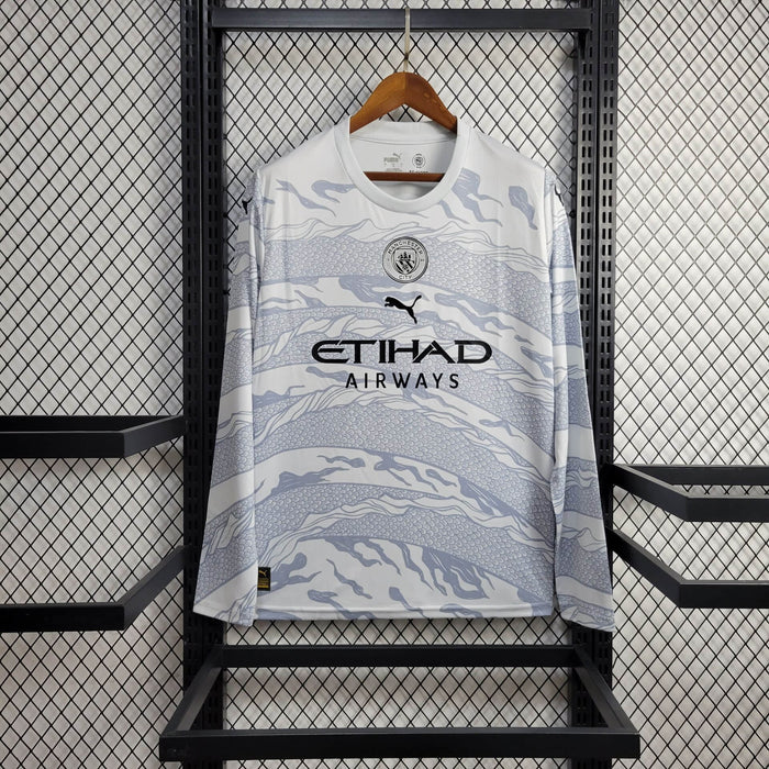 Camisa Manchester City Modelo Especial Manga Longa 24/25