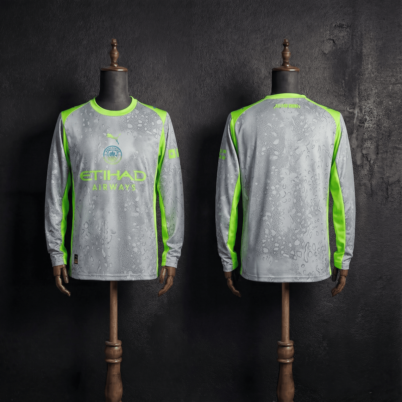 Camisa Manchester City Away Manga Longa 25/26