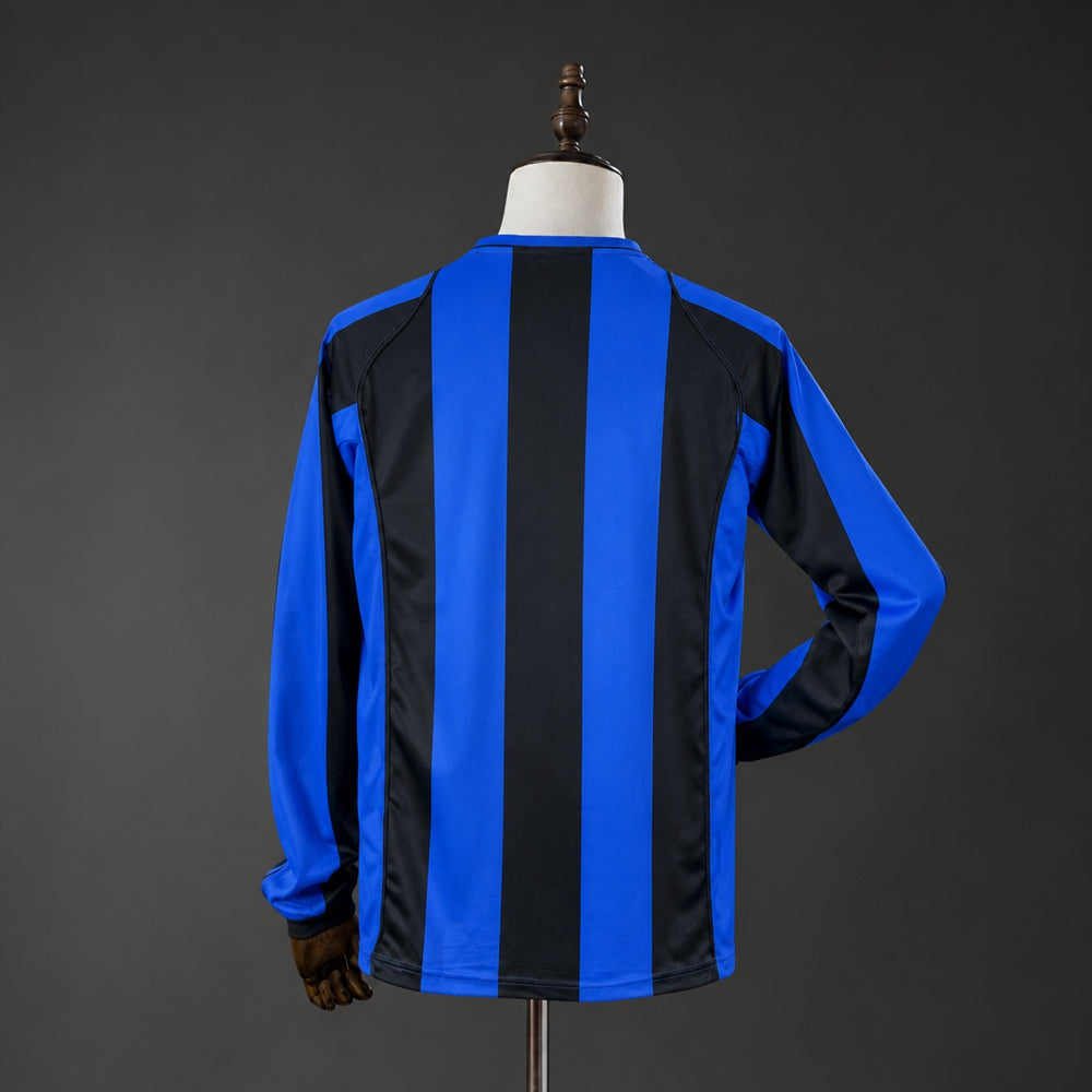 Camisa Inter Milan Retrô Manga Longa 04/05