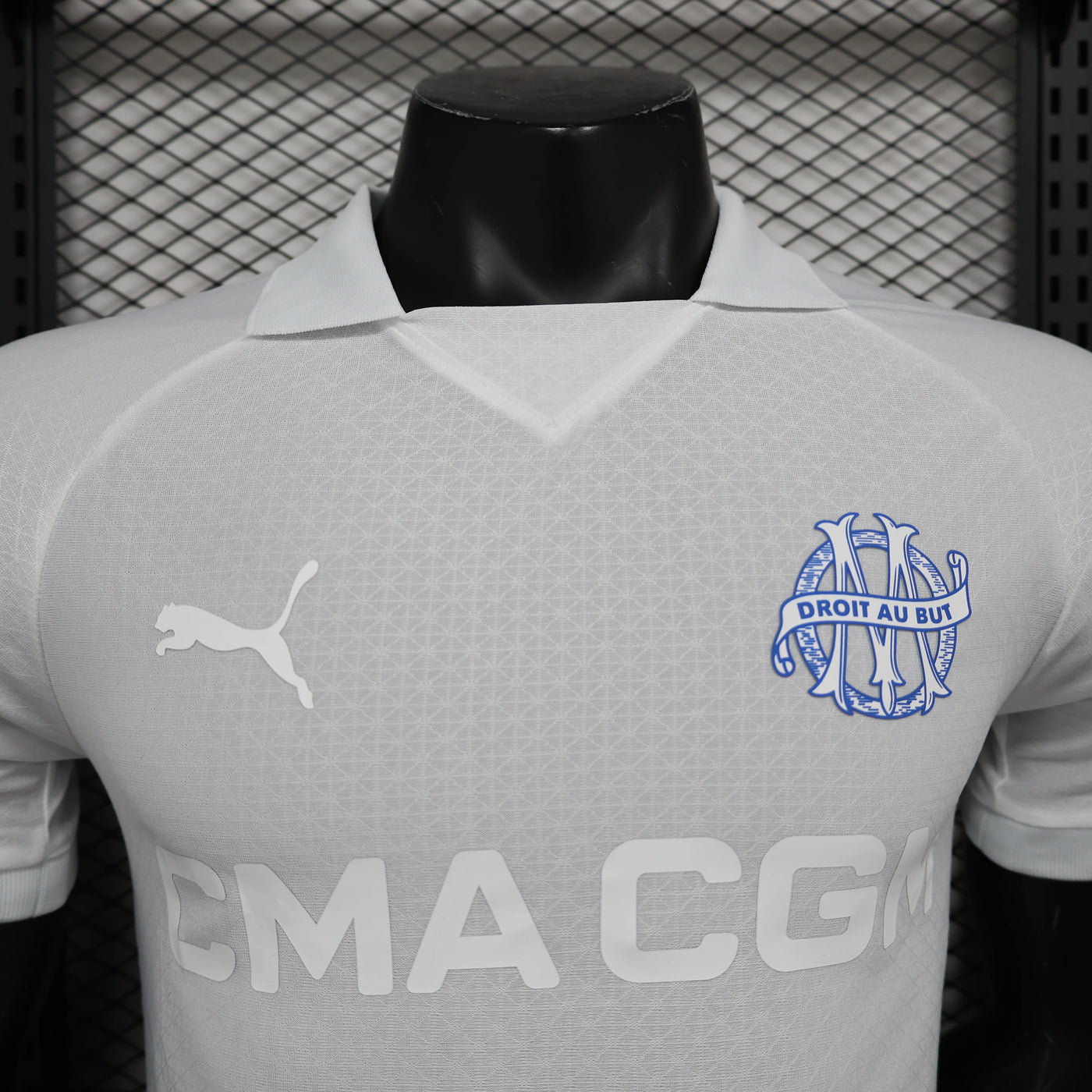 Camisa Olympique Marseille Branca Jogador 24/25