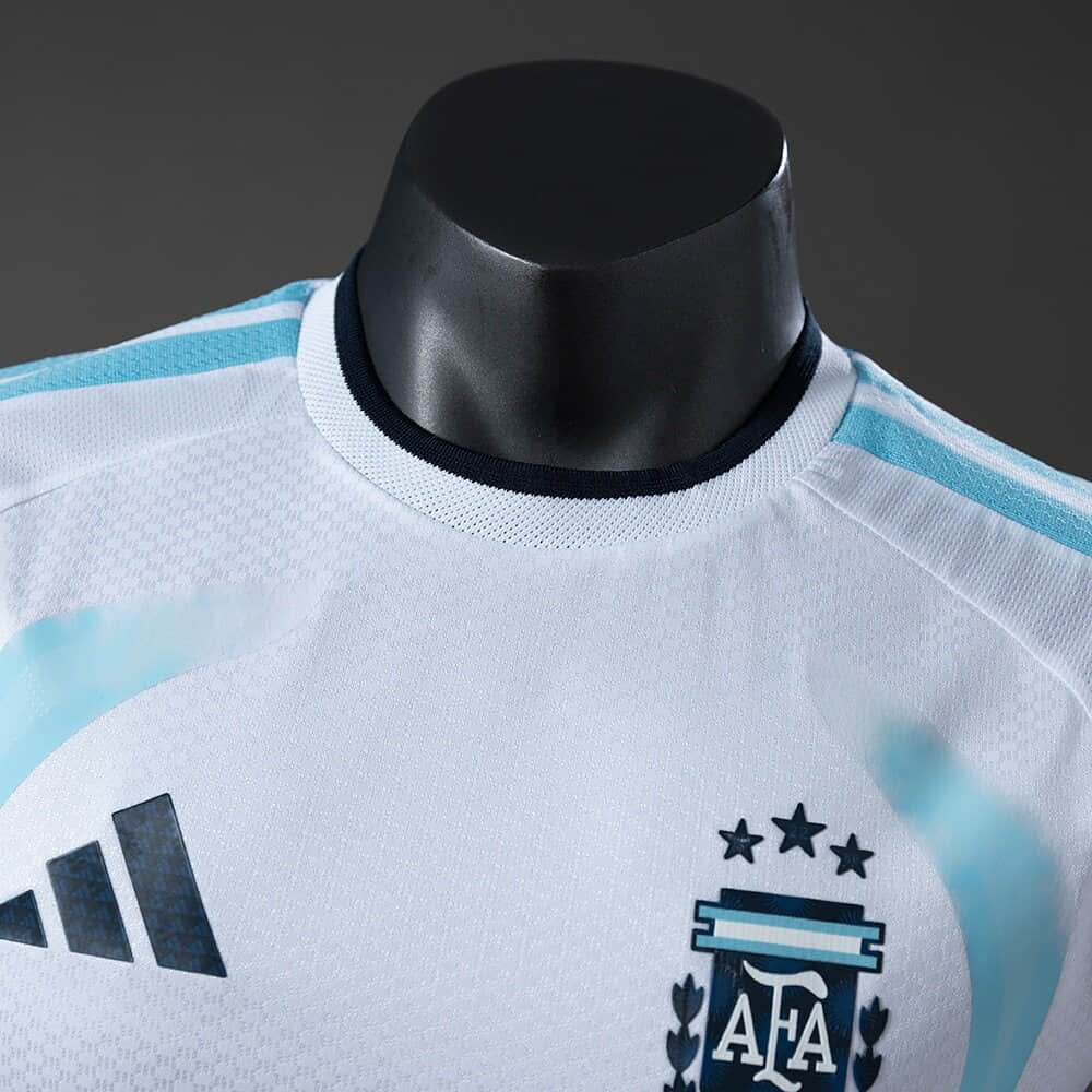Camisa Argentina Treino Branca Jogador 2026