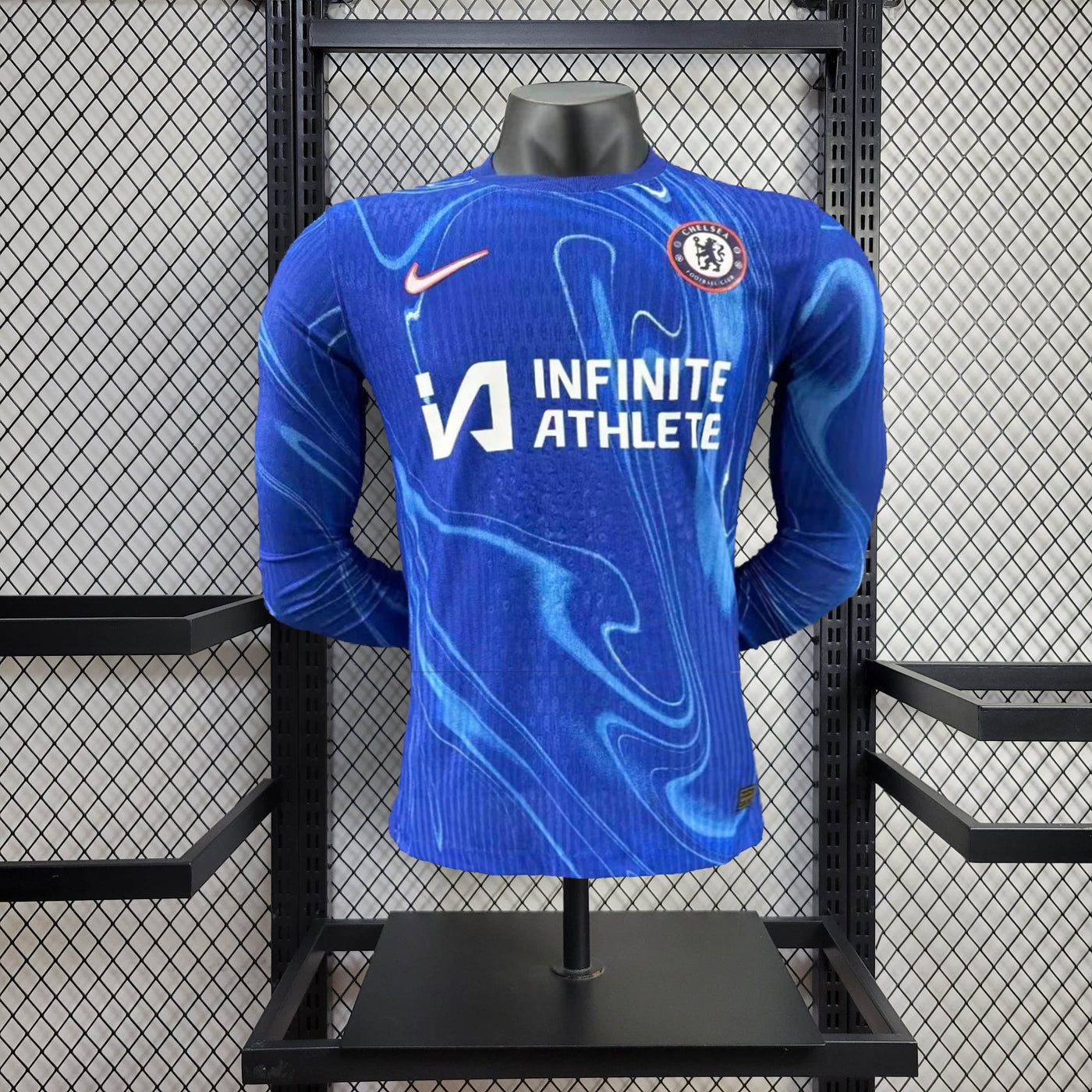 Camisa Chelsea Home Manga Longa Jogador 24/25
