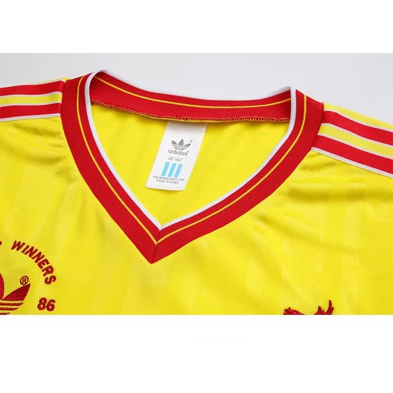 Camisa Liverpool Retrô Manga Longa 1986
