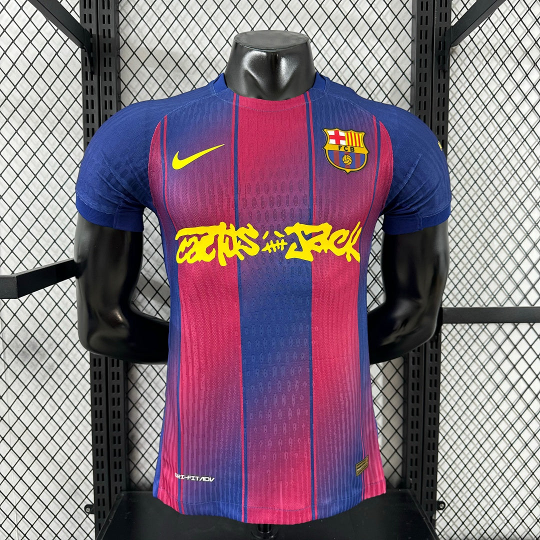 Camisa Barcelona Home Versão Jogador 25/26