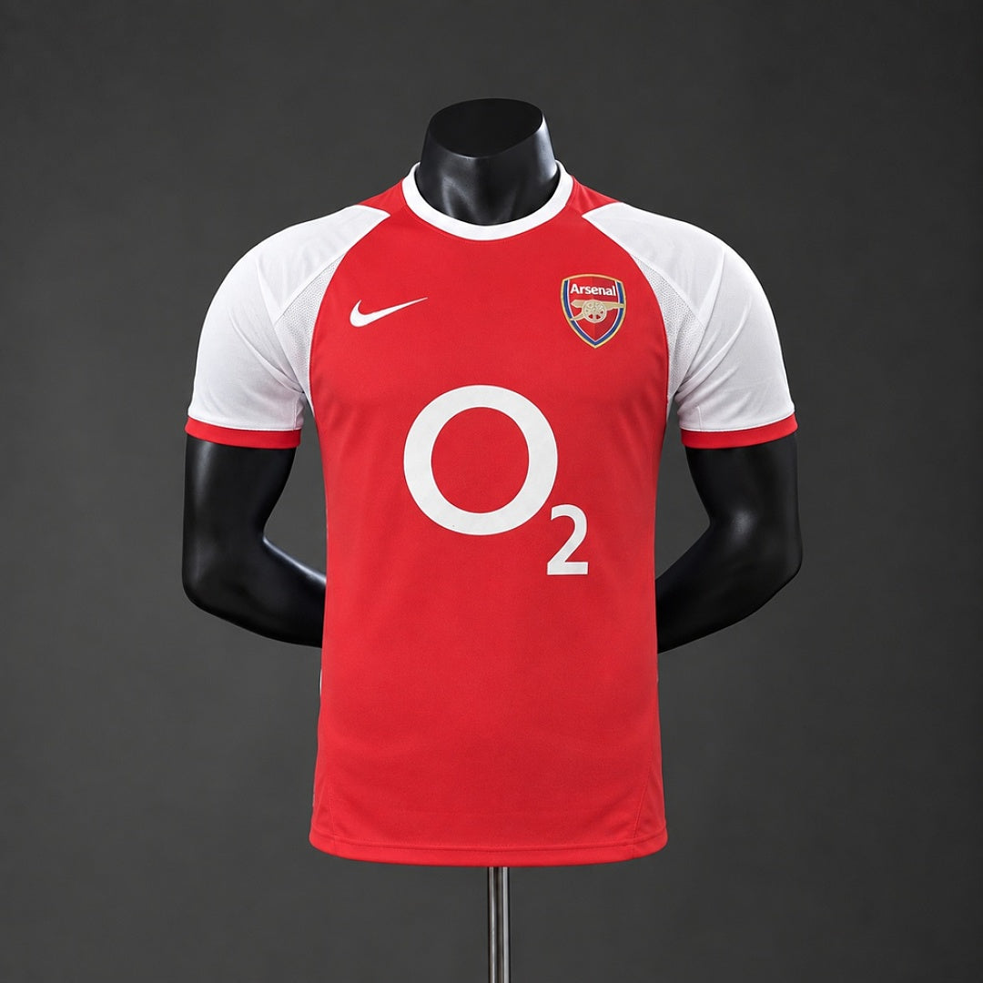Camisa Arsenal Retrô Versão Jogador 02/03