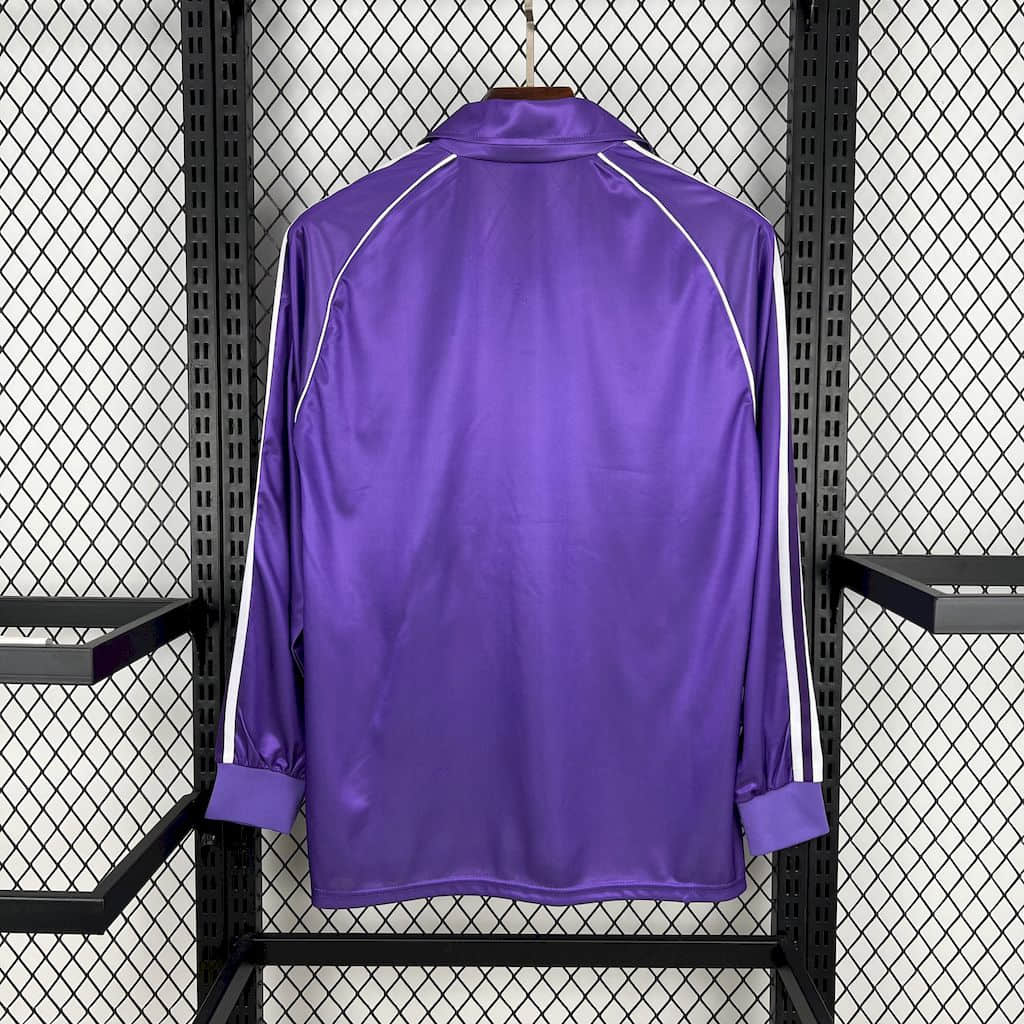 Camisa Real Madrid Retrô Manga Longa 1984