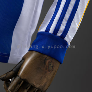 Camisa Deportivo La Coruna Home Manga Longa Retrô Xxl7 99/00