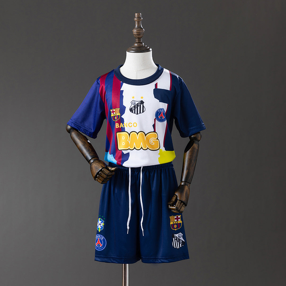 Camisa Neymar Jr Commemorative Kit Infantil 16 2811 25/26